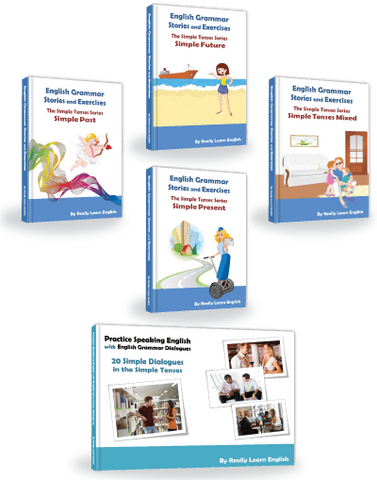 English Grammar Book, Story Book, Rules, Exercises, Conversations, Dialogues